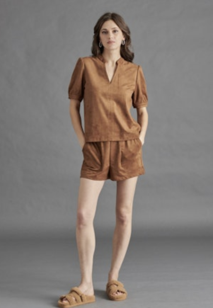 STEVE MADDEN FAUX SUEDE THE RECORD SHORT