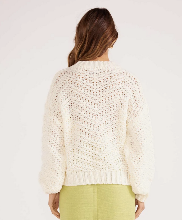 MINKPINK LUNA ZIG-ZAG KNIT SWEATER