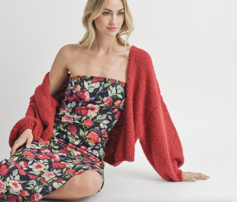 SADIE&SAGE MARLEY DOLMAN SLEEVE CARDIGAN