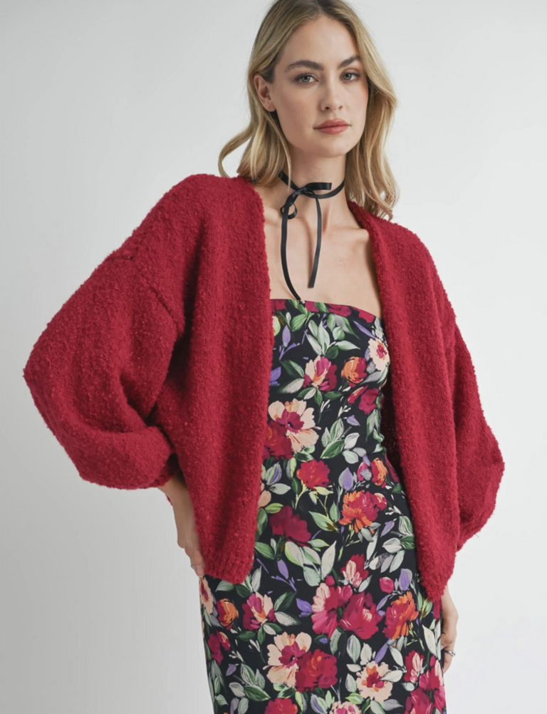 SADIE&SAGE MARLEY DOLMAN SLEEVE CARDIGAN