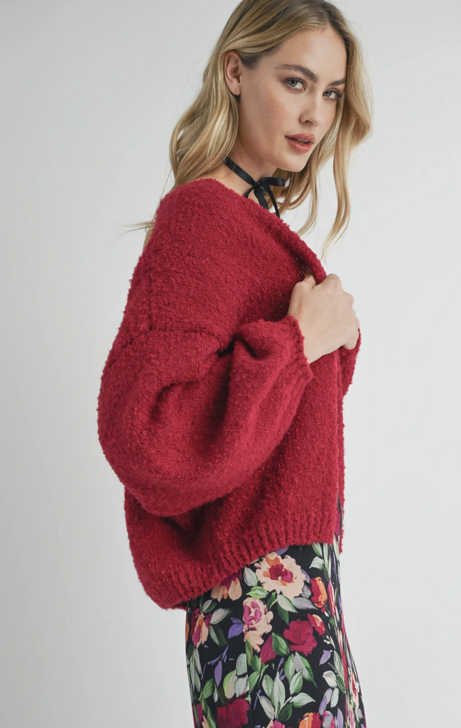 SADIE&SAGE MARLEY DOLMAN SLEEVE CARDIGAN
