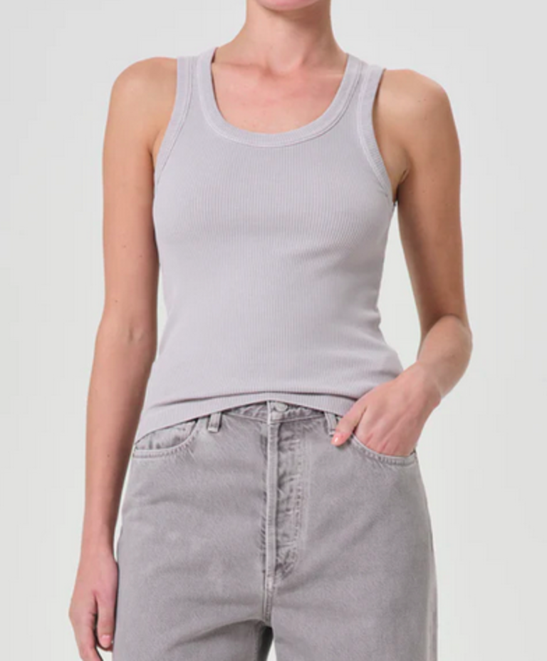 AGOLDE POPPPY SCOOP NECK TANK