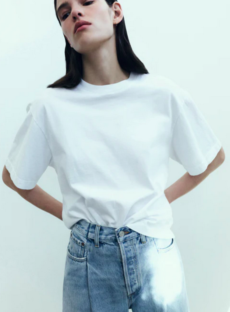 AGOLDE SULMA DROP SHOULDER TOP
