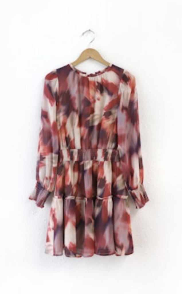 ANELIA SMOCKED MINI DRESS