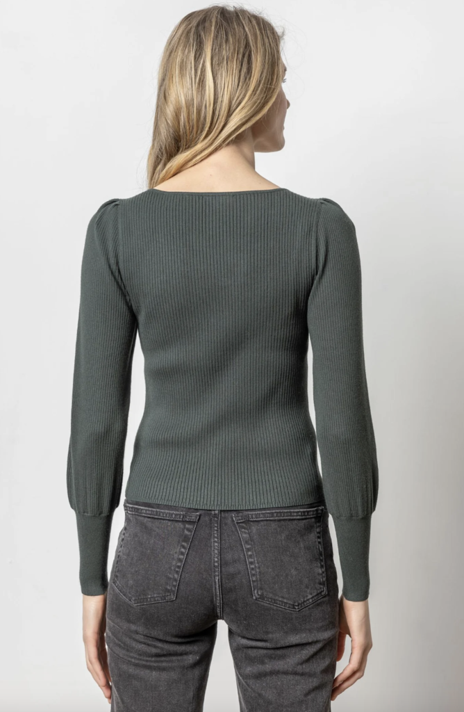 FULL SLEEVE SQUARE NECK SWEATER