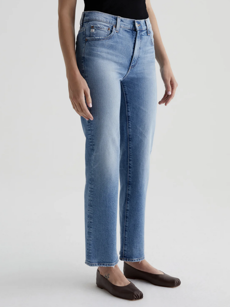 AG JEANS BRINLEY MID RISE STRAIGHT