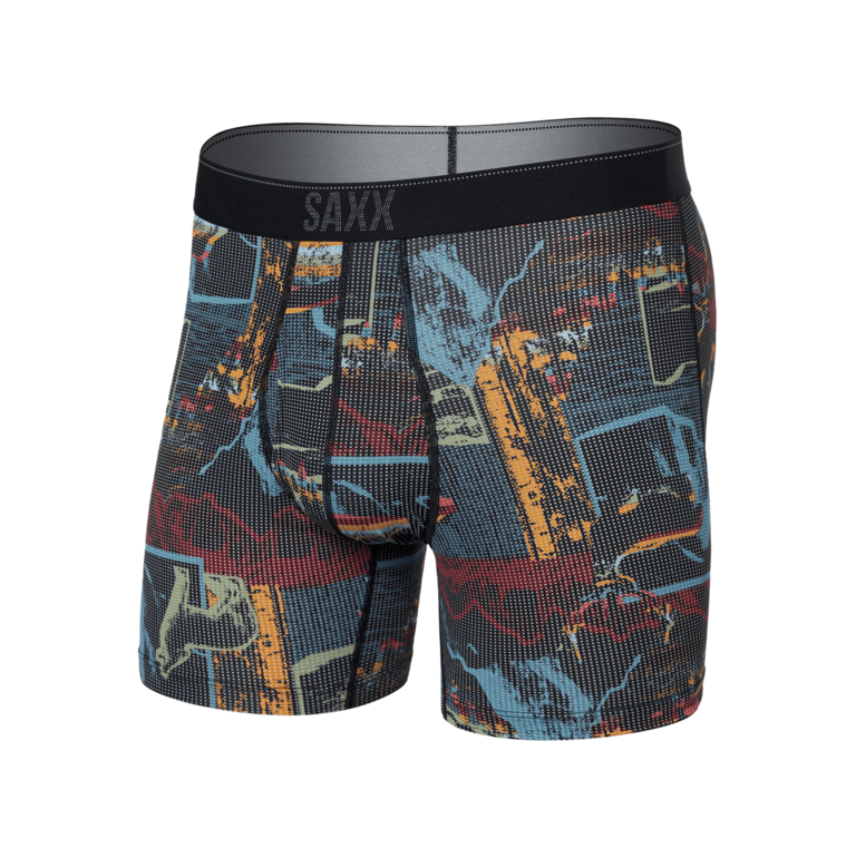 SAXX QUEST QUICK DRY MESH BOXER BRIEF