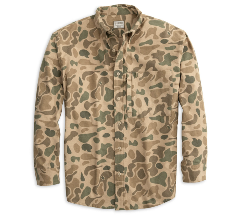HEYBO STONECAMP CAMO FLANNEL