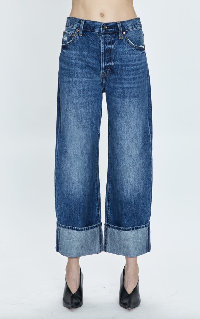 PISTOLA RYDER HIGH RISE CUFFED STRAIGHT