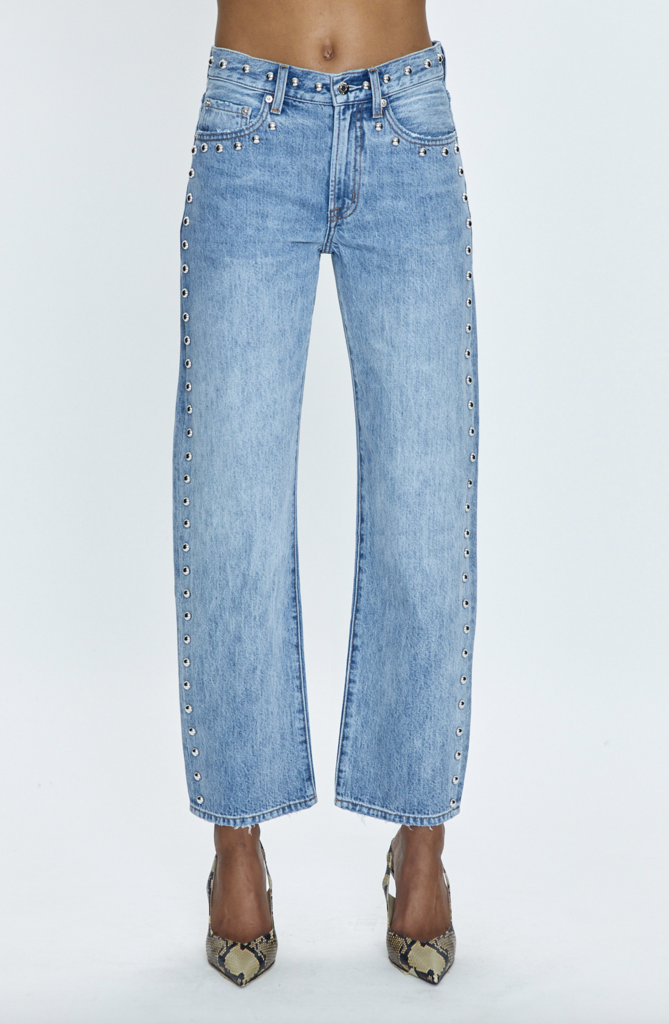PISTOLA LEXI MID RISE BOWED STRAIGHT