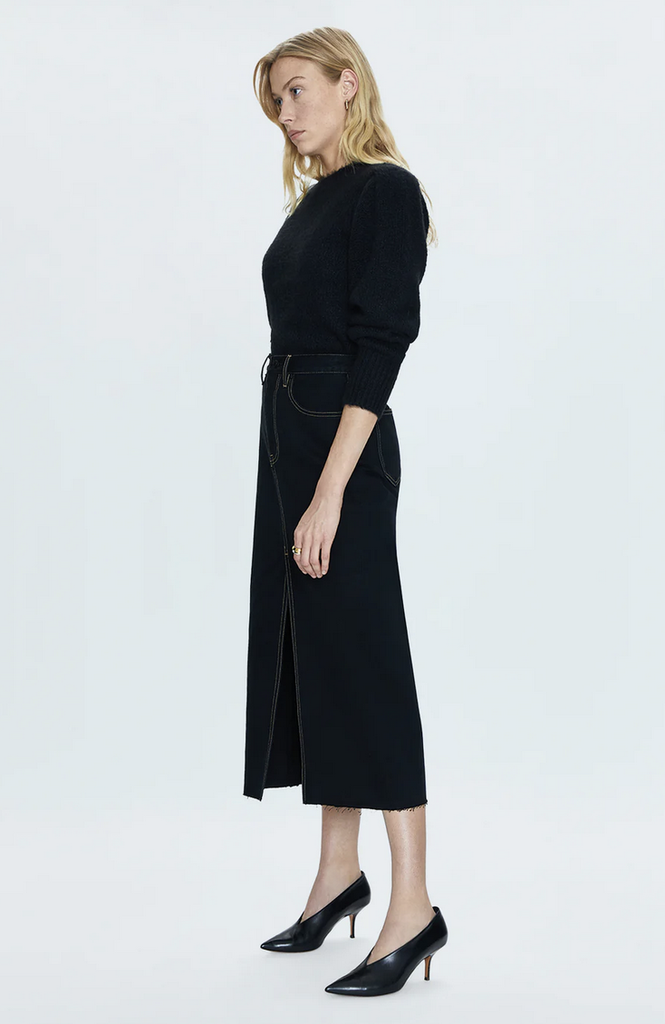 PISTOLA ALICE HIGH RISE MIDI SKIRT