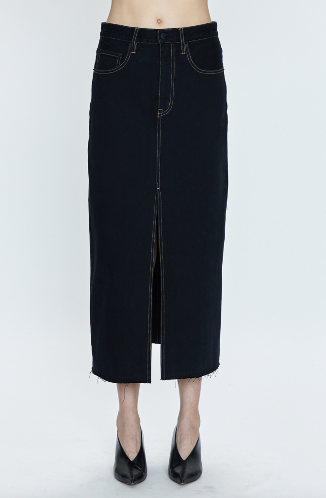 PISTOLA ALICE HIGH RISE MIDI SKIRT