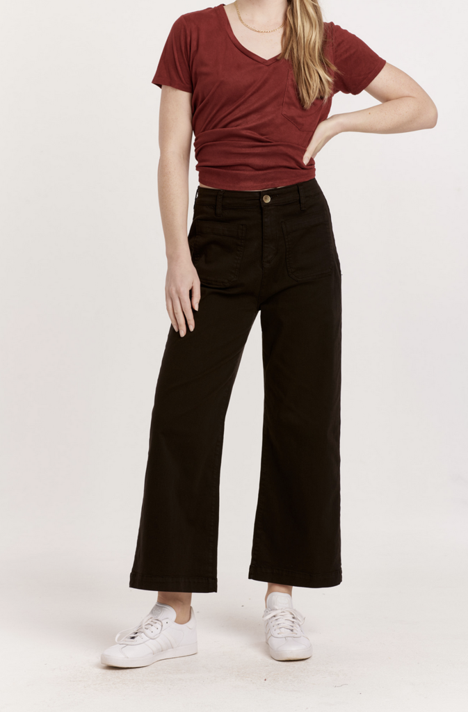 ANOTHER LOVE BRISTOL HIGH RISE PATCH POCKET PANT