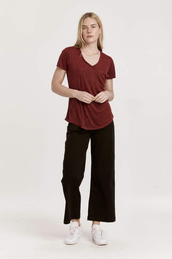 ANOTHER LOVE BRISTOL HIGH RISE PATCH POCKET PANT
