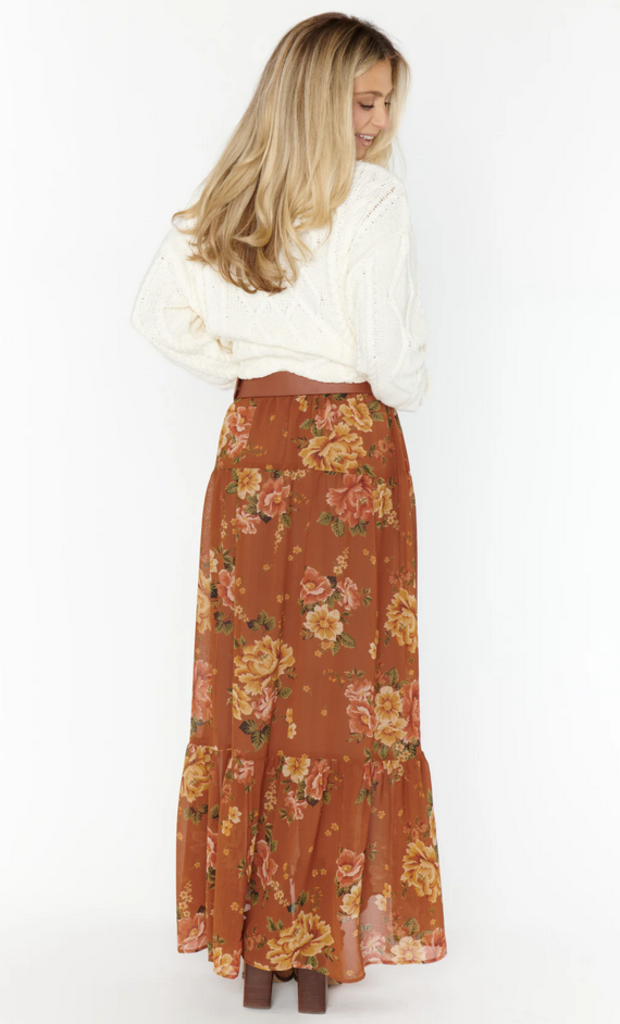 SHOW ME YOUR MUMU LARINA MIDI SKIRT