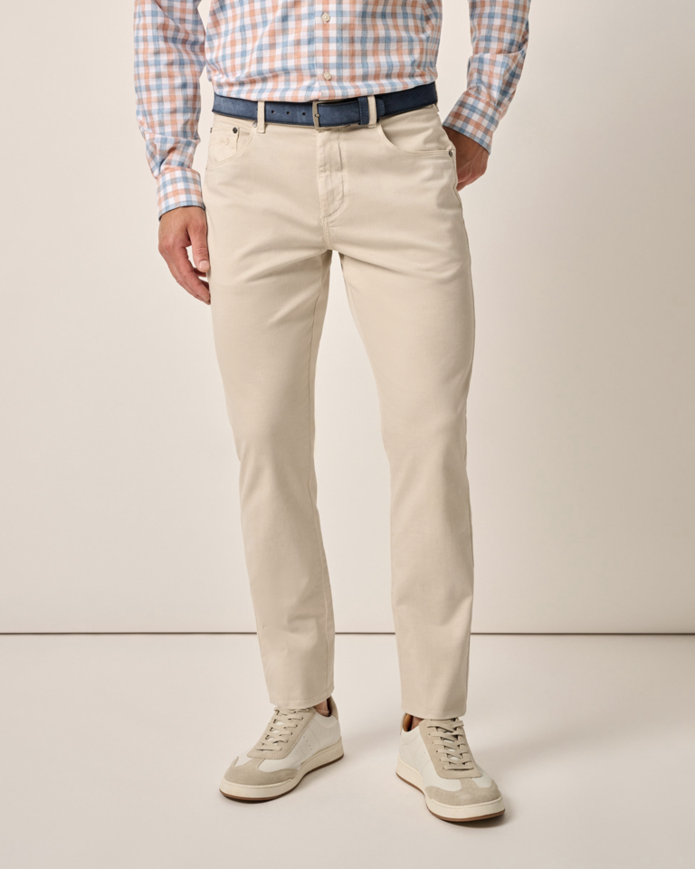 JOHNNIE-O CARMEL SATEEN 5 POCKET PANT 30"