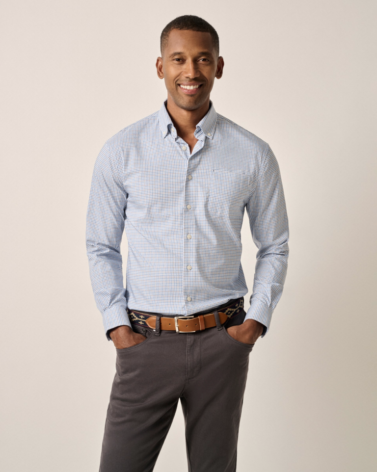 JOHNNIE-O SHAY PERFORMANCE BUTTON UP SHIRT