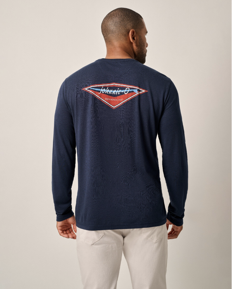 JOHNNIE-O J-O DIAMOND L/S GRAPHIC T-SHIRT