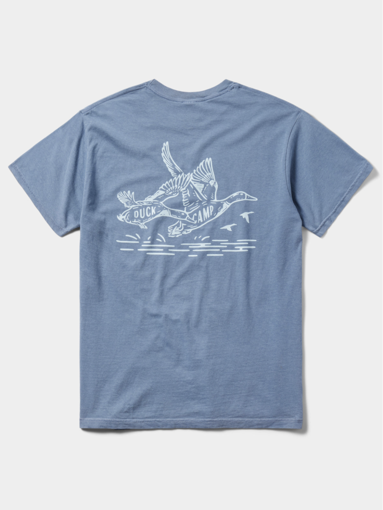 DUCK CAMP FLIGHT OF THE MALLARDS T-SHIRT