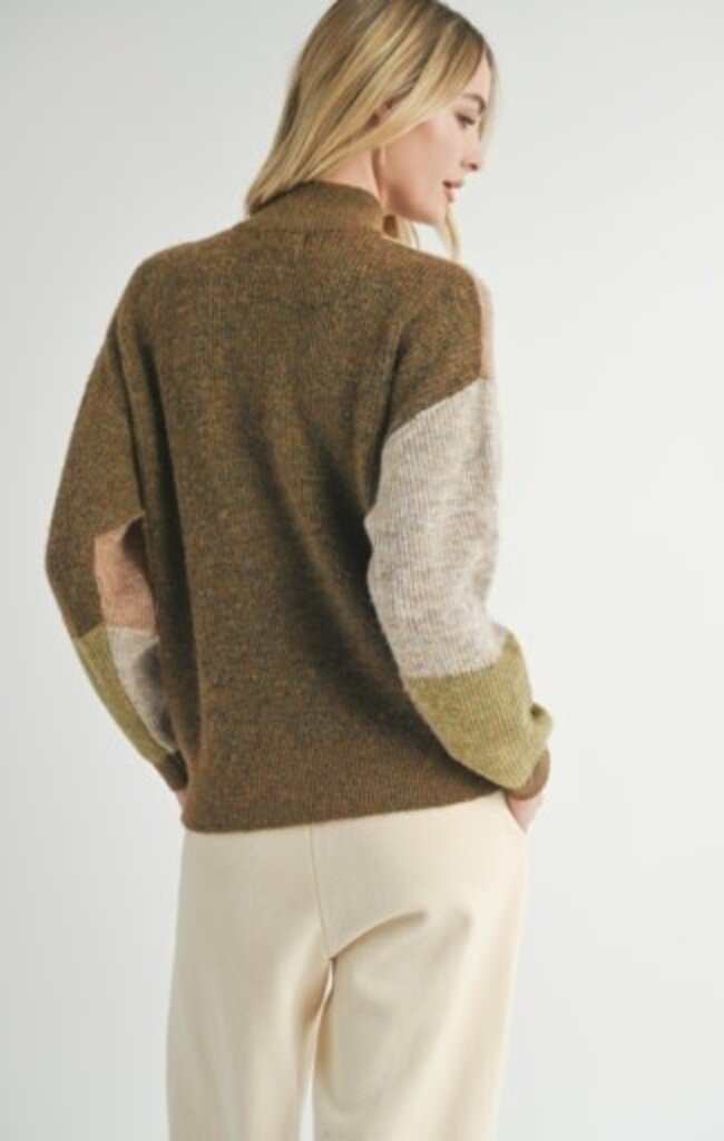 Sadie & Sage FOREST WALK TURTLENECK SWEATER
