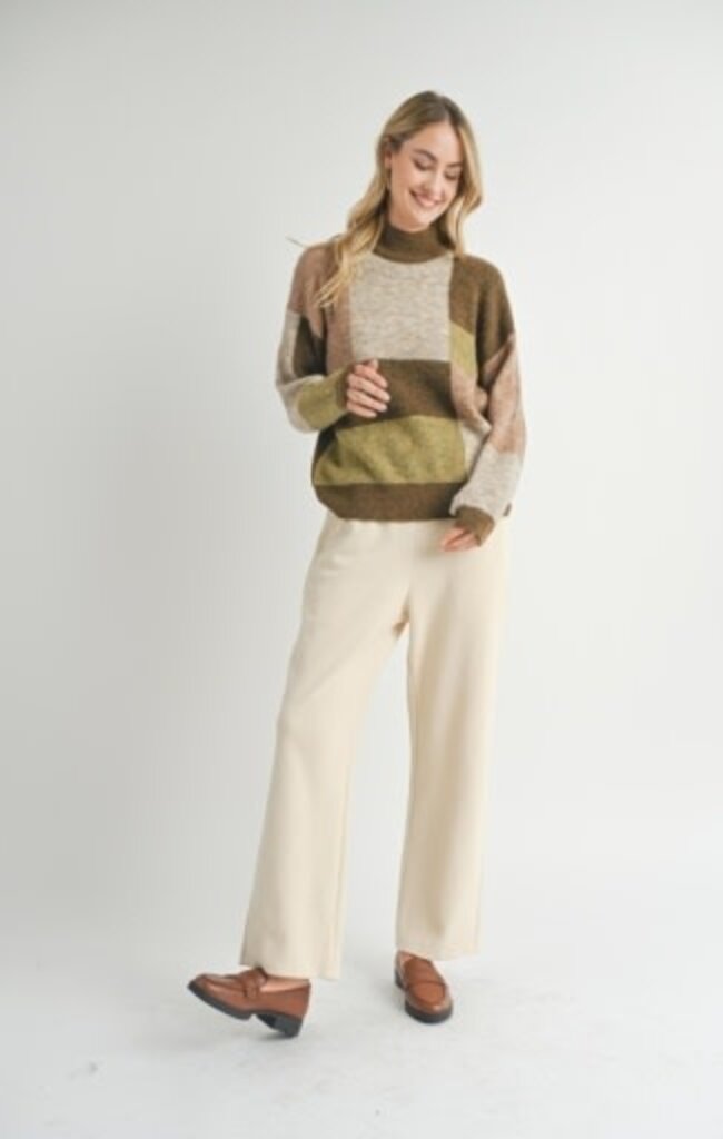 Sadie & Sage FOREST WALK TURTLENECK SWEATER