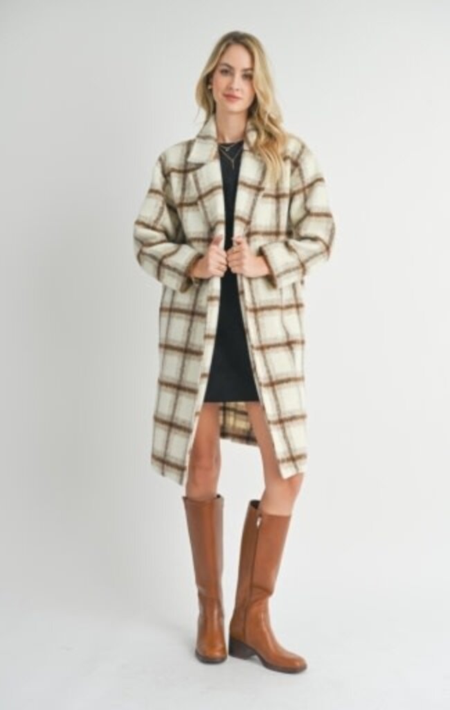 Sadie & Sage EMILY LONG OPEN FRONT COAT