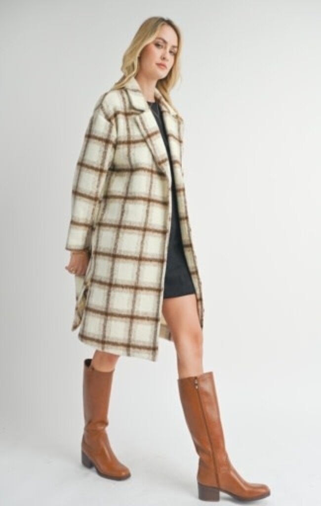 Sadie & Sage EMILY LONG OPEN FRONT COAT