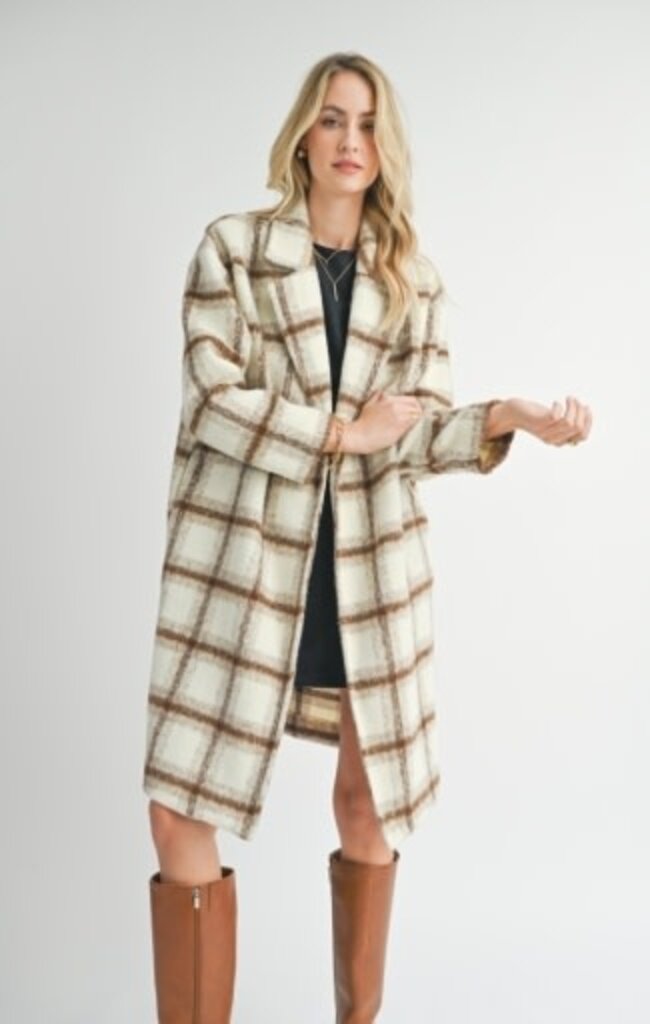Sadie & Sage EMILY LONG OPEN FRONT COAT