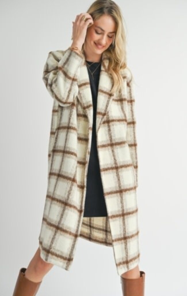 Sadie & Sage EMILY LONG OPEN FRONT COAT