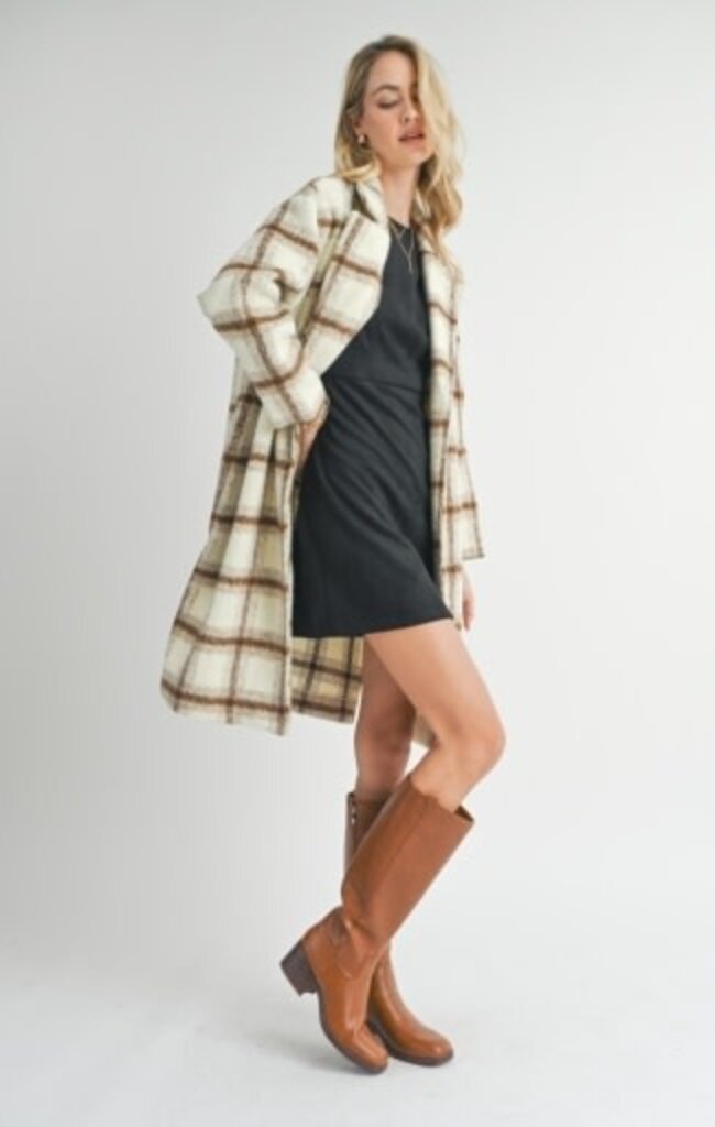 Sadie & Sage EMILY LONG OPEN FRONT COAT