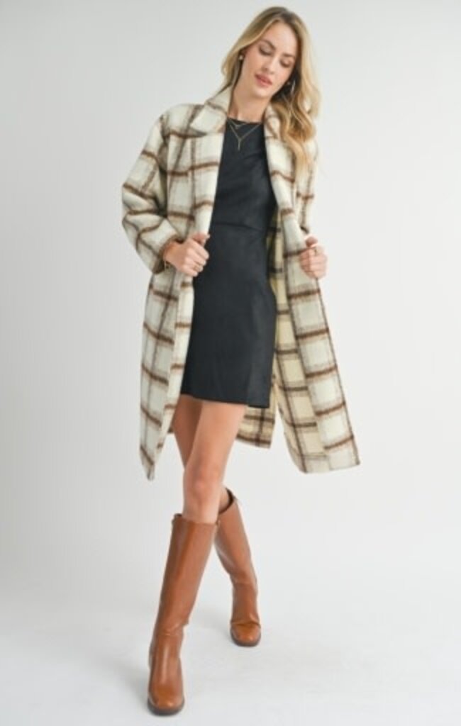 Sadie & Sage EMILY LONG OPEN FRONT COAT