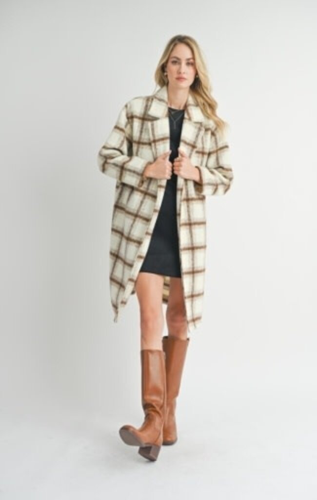 Sadie & Sage EMILY LONG OPEN FRONT COAT