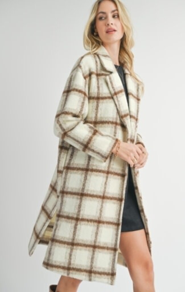 Sadie & Sage EMILY LONG OPEN FRONT COAT