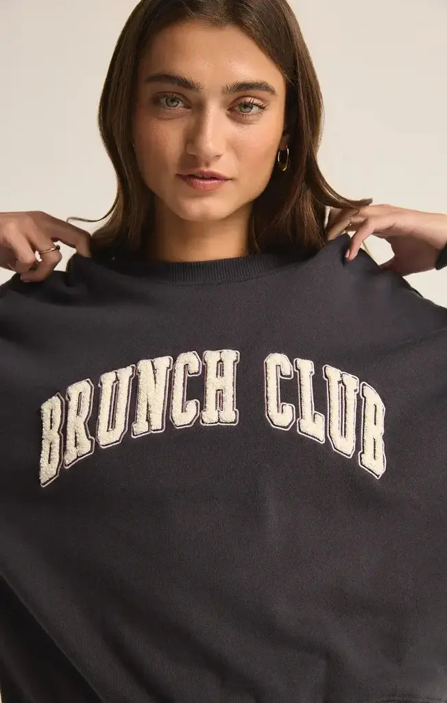 Z SUPPLY LOUNGE BRUNCH CLUB SWEATSHIRT