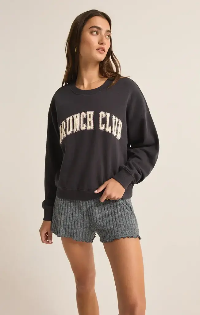 Z SUPPLY LOUNGE BRUNCH CLUB SWEATSHIRT