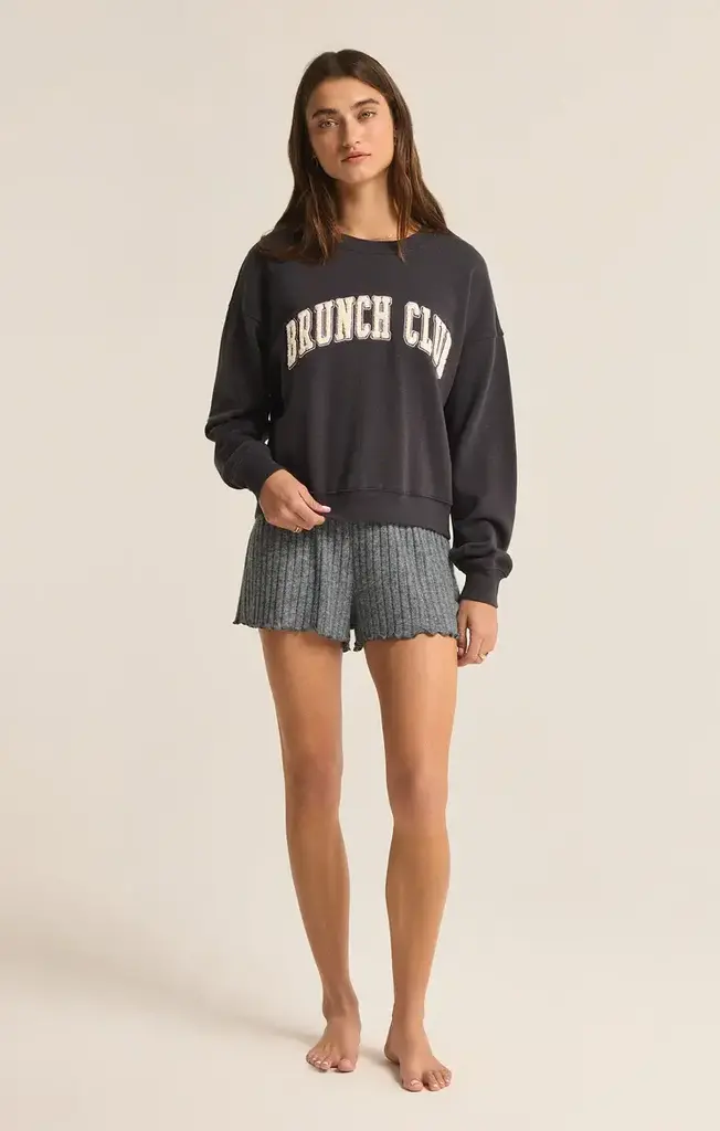Z SUPPLY LOUNGE BRUNCH CLUB SWEATSHIRT