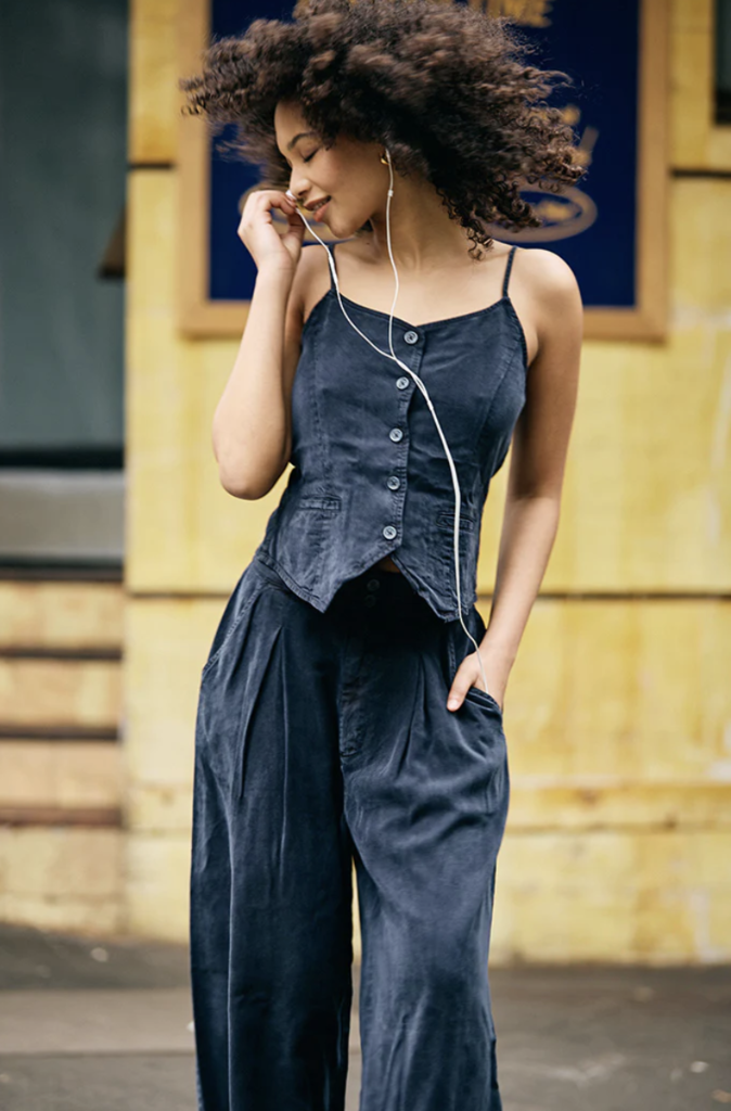 YOUNG FABULOUS & BROKE TATE VEST TOP