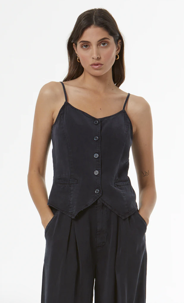 YOUNG FABULOUS & BROKE TATE VEST TOP
