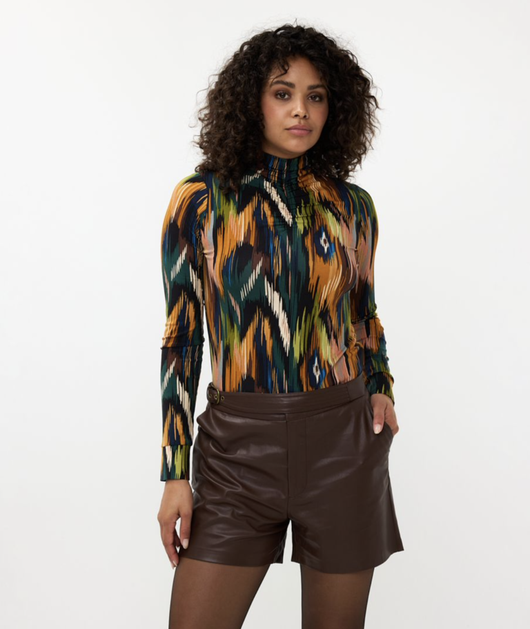 ESQUALO L/S SCRUNCH TOP