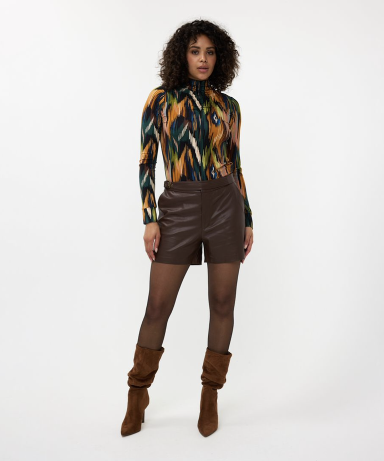 ESQUALO L/S SCRUNCH TOP