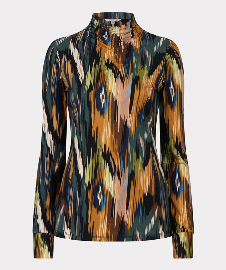 ESQUALO L/S SCRUNCH TOP