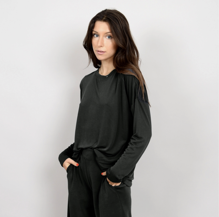 RD STYLE LEILA MODAL JERSEY L/S CREWNECK