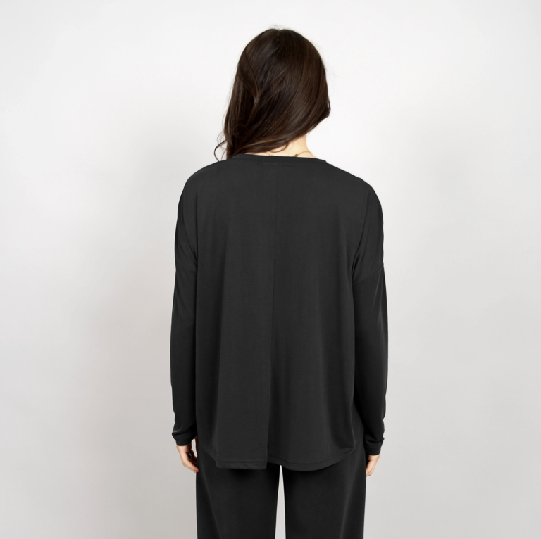 RD STYLE LEILA MODAL JERSEY L/S CREWNECK