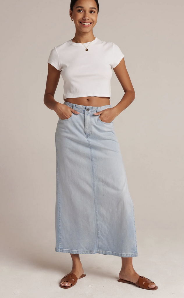 BELLA DAHL SIDE SLIT SKIRT