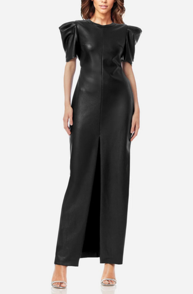 ONE 33 SOCIAL THE TOBY LEATHER GOWN