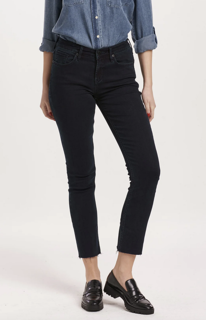 DEAR JOHN BLAIRE MID RISE SLIM STRAIGHT JEANS