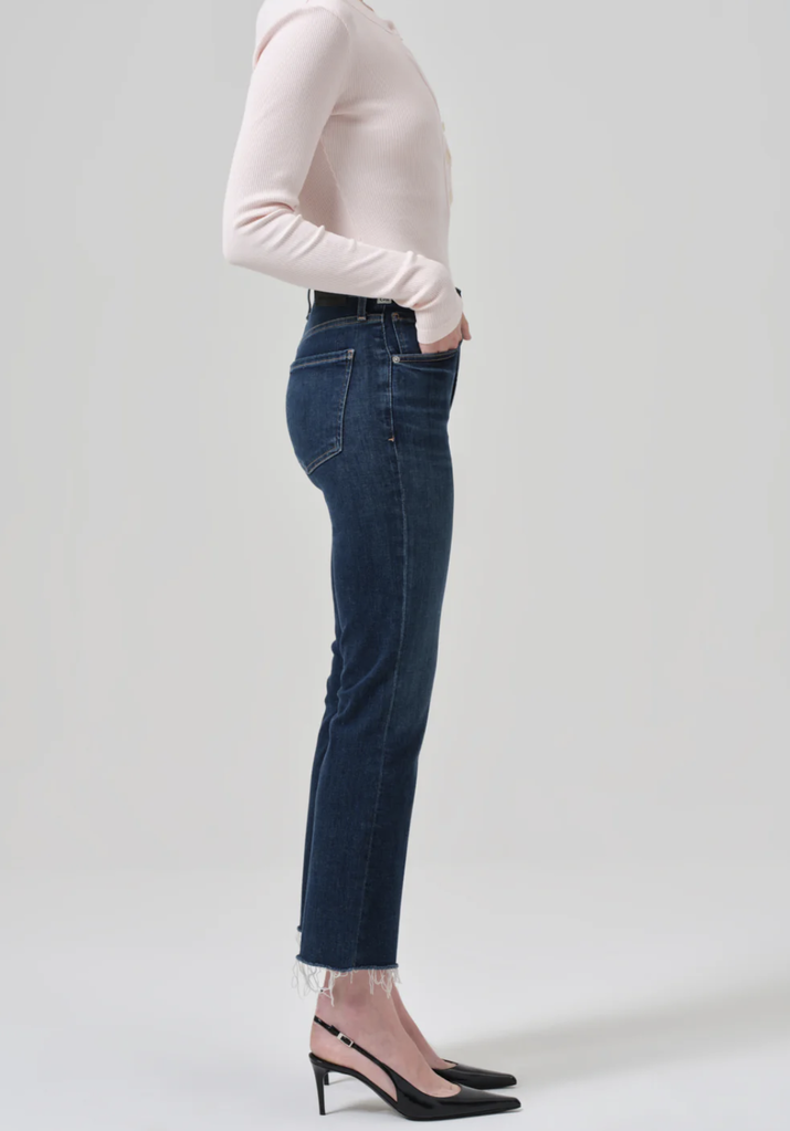 CITIZENS OF HUMANITY ISOLA MID RISE CROPPED BOOT