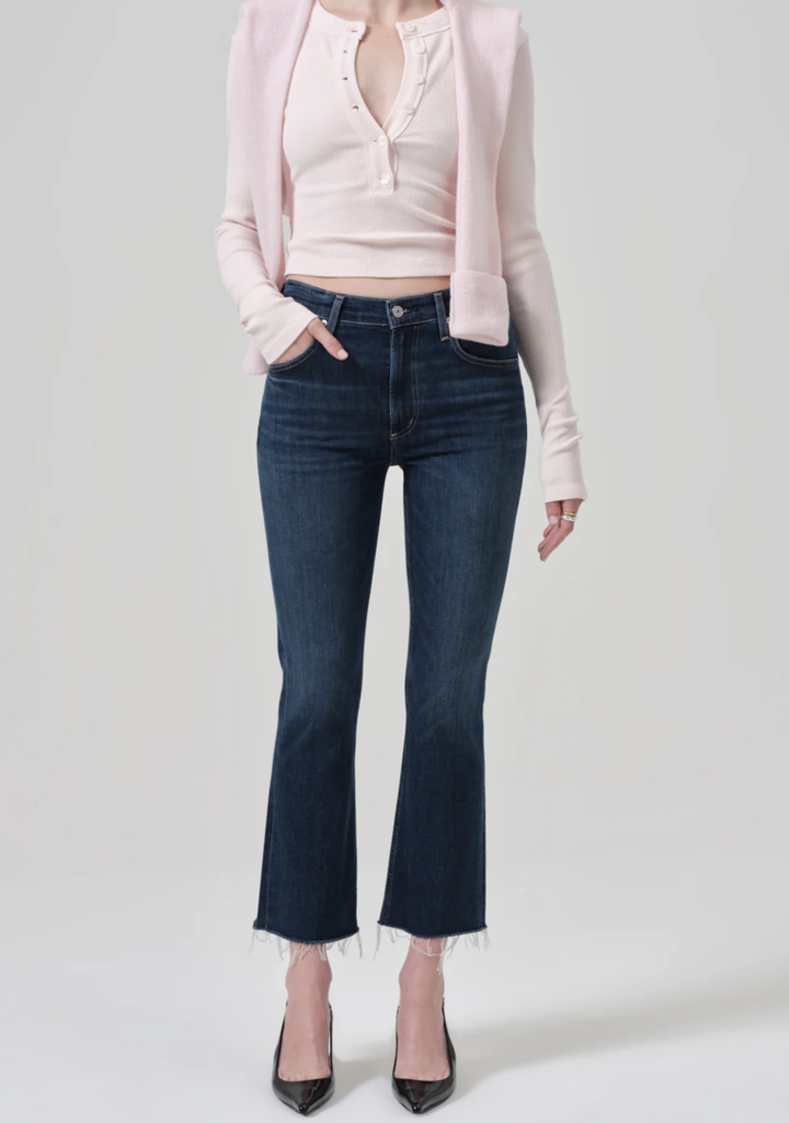 CITIZENS OF HUMANITY ISOLA MID RISE CROPPED BOOT