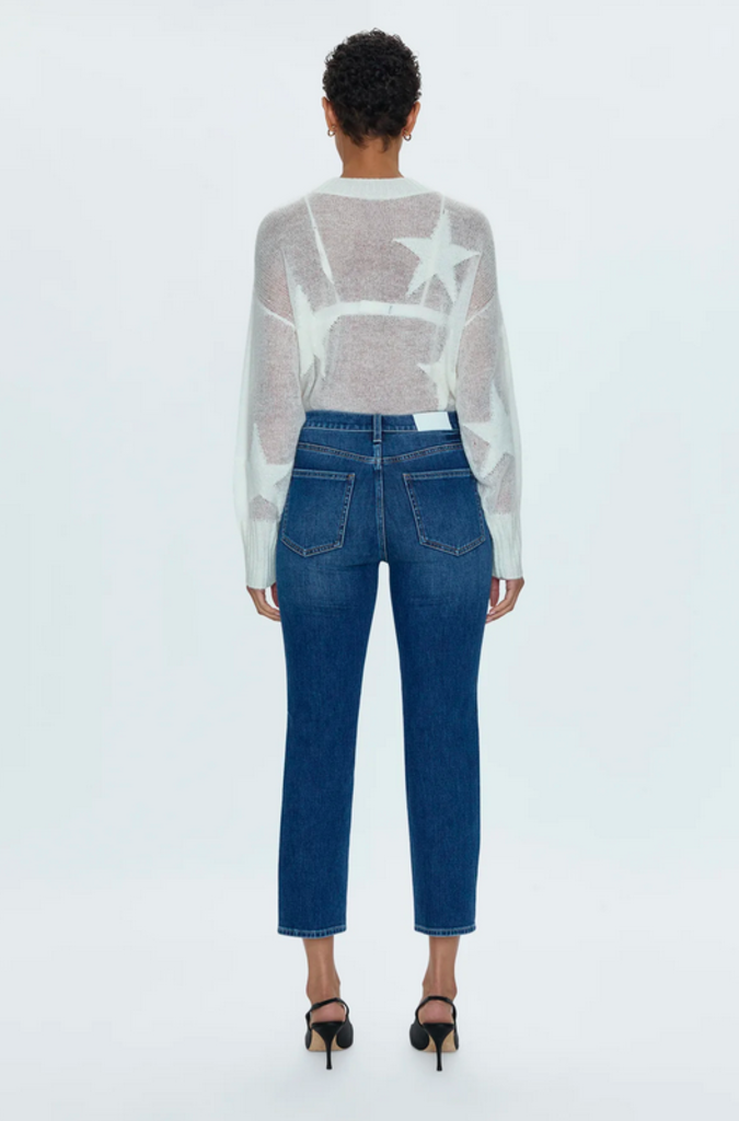 PISTOLA MONROE CROP HIGH RISE CIGARETTE