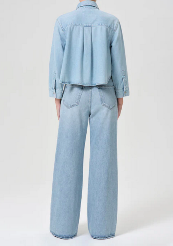 AGOLDE DAME JEAN NO CUFF